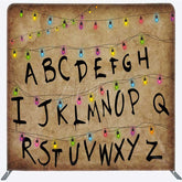 Aperturee - Aperturee Alphabet Lights Retro Double-Side Tension Backdrop